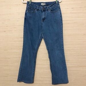 Blue Mountain Straight Leg Tunica 5 Pocket Jeans Size 6
